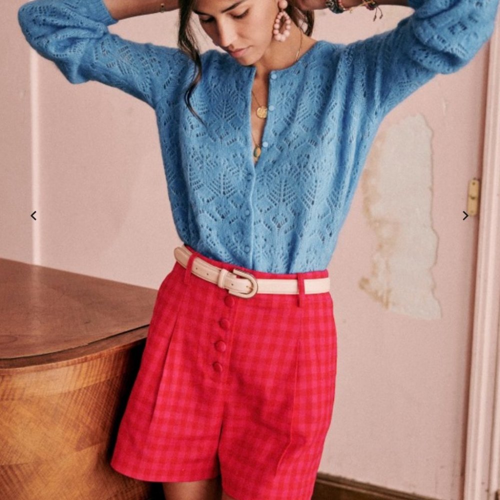 BRAND NEW Sézane Luc Shorts (Fuchsia)